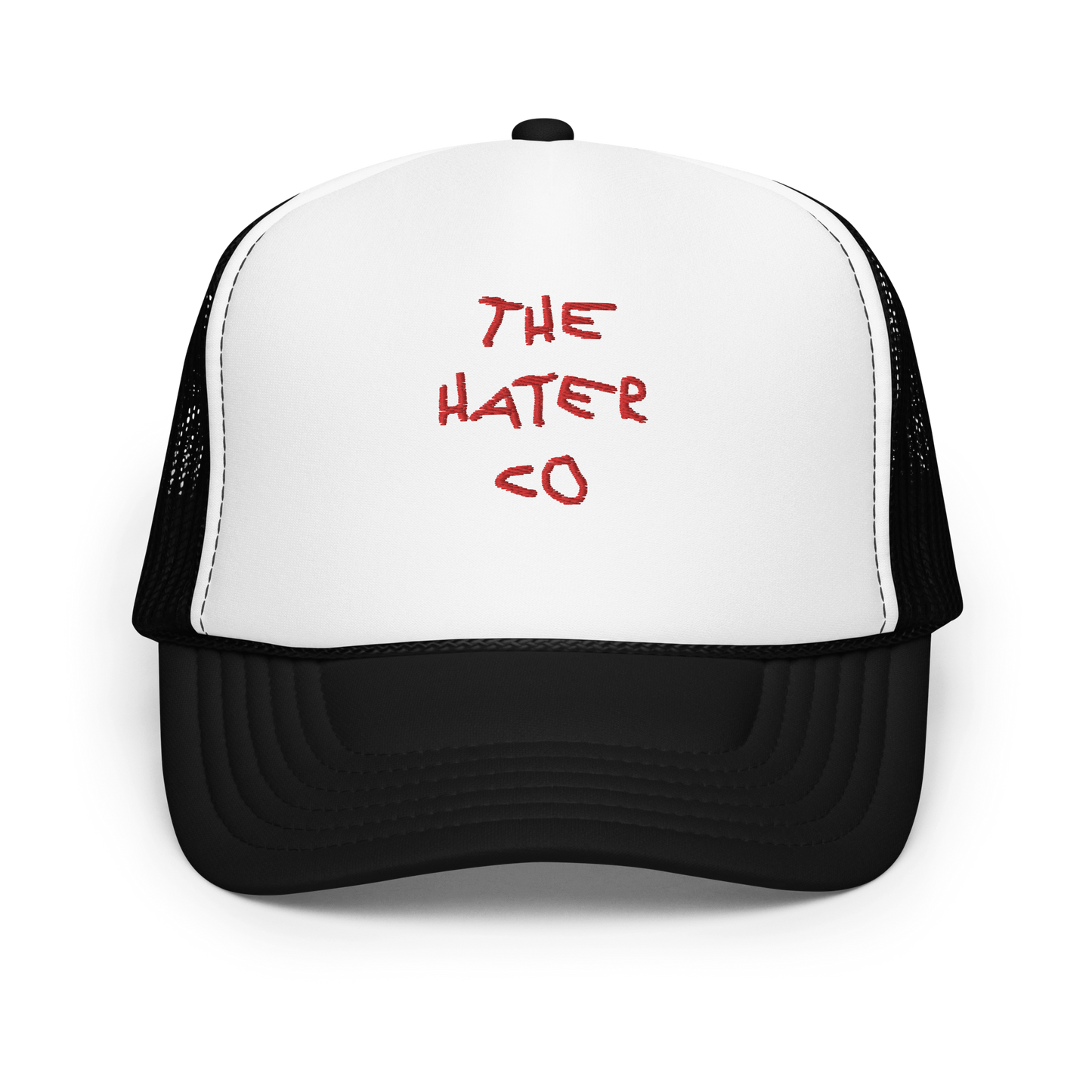 The Hater Co trucker hat TriColor
