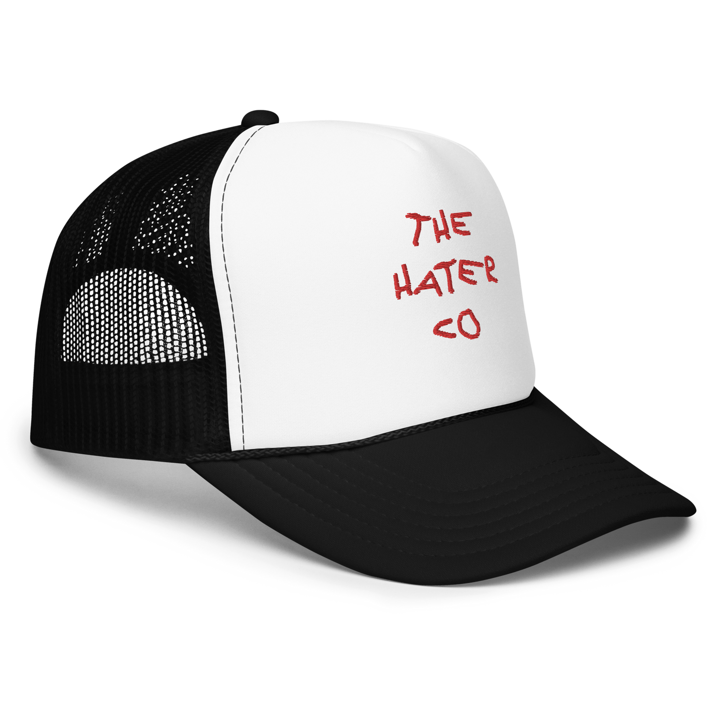 The Hater Co trucker hat TriColor